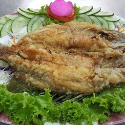 ปลากระพงทอดน้ำปลา