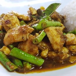 อาหารตามสั่ง ตรงข้ามวัดบางพลีใหญ่กลาง