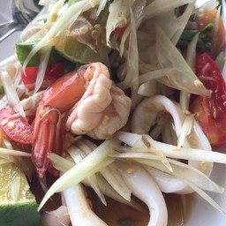 ส้มตำทะเลปลาร้า