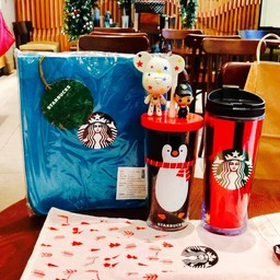 หมีน้อยสตาร์ 2freeBag @ Starbucks Siam Paragon Q Concept