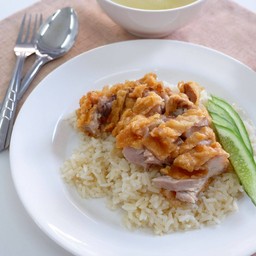 ข้าวมันไก่ทอด