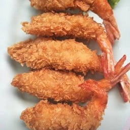 กุ้งชุปแป้งทอด