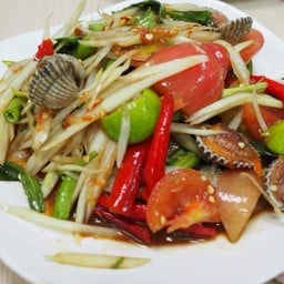 ตำหอยแครง