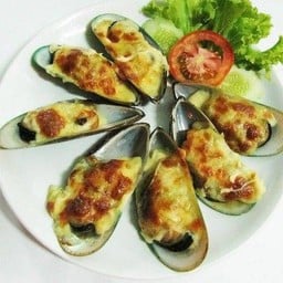 หอยแมลงภู่นิวซีแลนด์อบชีส NZ Mussels with Cheese