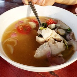 ต้มยำปลากระพง