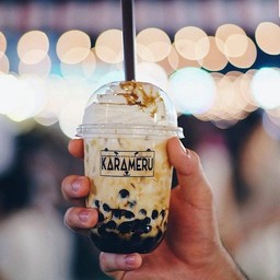 Karameru นมสดไข่มุกไต้หวัน ตลาดรถไฟศรีนครินทร์