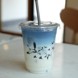 Kaoniew-Baitoey milk tea