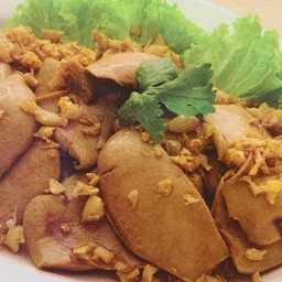 เซี่ยงจี้ผัดกระเทียมพริกไทย
