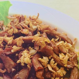 ลิ้นเป็ดทอดกระเทียม