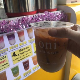 ชาไทยใส่ไข่มุก25บาท(ทานที่สาขาบางกะปิ_น้อมจิต)