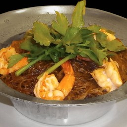 กุ้งอบวุ้นเส้นหม้อดิน