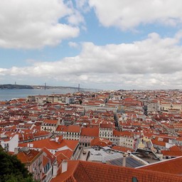 วิวฝั่งตะวันตกของ Lisbon
