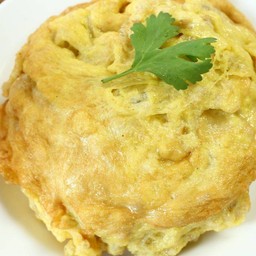 ข้าวโปะไข่เจียวหมูสับ(ไข่1ใบ)