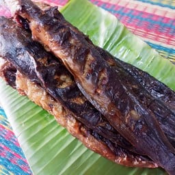 ปลาดุกย่างตัวใหญ่ๆ ร้อนๆ ไม้ละ 30฿ 