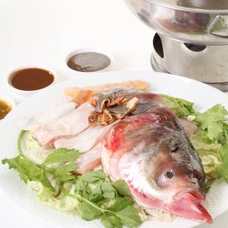 หัวปลาซ่งฮื้อหม้อไฟ(หัวล้วน)