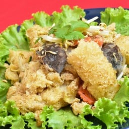 กระเพาะปลาผัดแห้ง