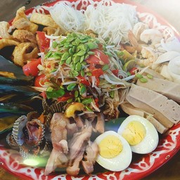 ตำถาดปูปลาร้า (ราคา 190 บาท)