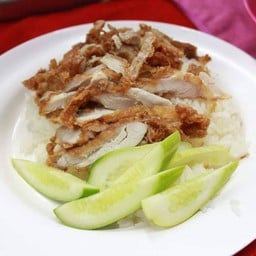 ข้าวมันไก่ทอด ธรรมดา
