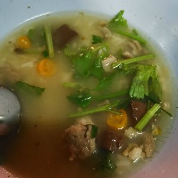 ข้าวต้มเป็ด​ หมูสับ