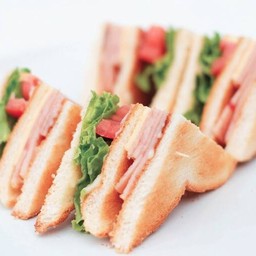 Ham cheese sandwich แซนวิชแฮมชีส (15min)
