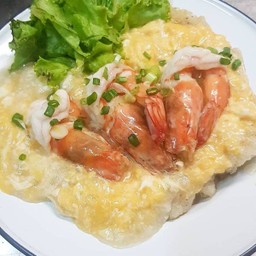 Stir-fried Noodles with Egg and Shrimp