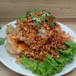 กุ้งทอดกระเทียม