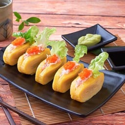 ไข่หวานสลัดปูอัด