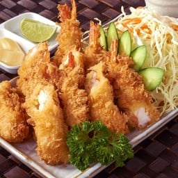 กุ้งชุบเกล็ดขนมปังทอด