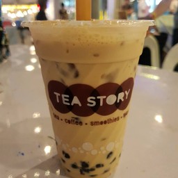 Tea story The scene town in town