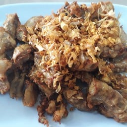 ไส้อ่อนทอดกระเทียม