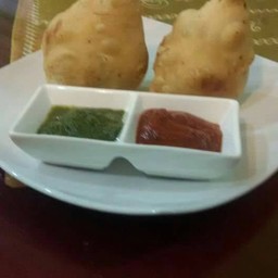 Vegetable samosa.