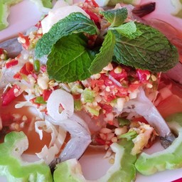 กุ้งแช่น้ำปลา