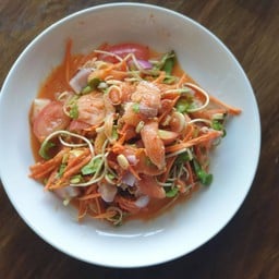 ขายกุ้งเอาสังคม ตลาดโดม