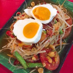 ตำไทยไข่เค็ม