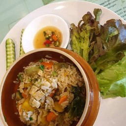 ข้าวอบผัก