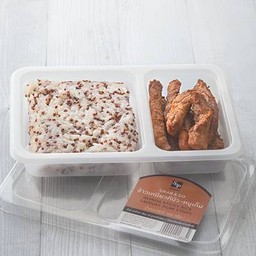 ข้าวเหนียวคีนัวหมูเค็ม