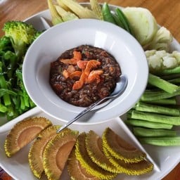น้ำพริกกุ่งเสียบ