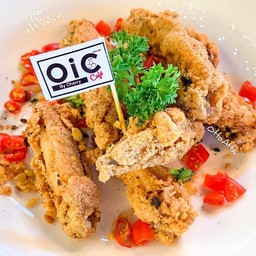 ปีกไก่คั่วพริกเกลือคีโต
