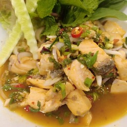 ลาบปลาแซลมอน