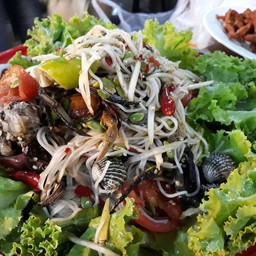 ตำถาดหอยแครง