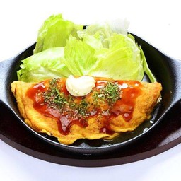 Tonpeiyaki หมูผัดกระหล่ำห่อไข่