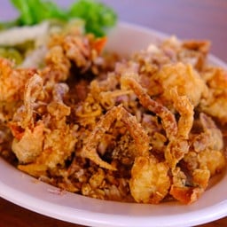 ปูนิ่มทอดกระเทียม