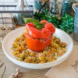 Quinoa-Stuffed Bell Pepper