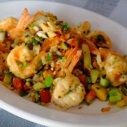 กุ้งผัดพริกเกลือ