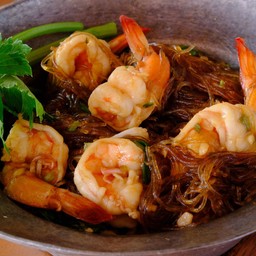 กุ้งอบวุ้นเส้น