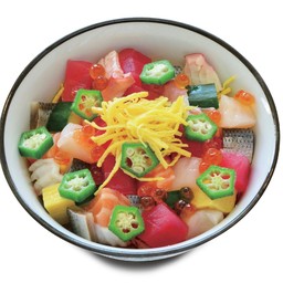 ข้าวหน้าปลาทะเล (เล็ก)