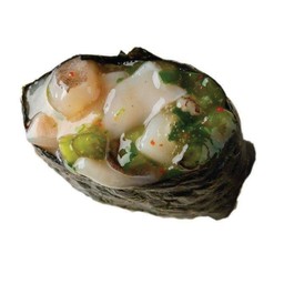 ปลาหมึกดองวาซาบิ Tako wasabi sushi