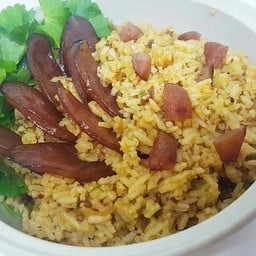 ข้าวอบน้ำพริกเผากุนเชียง