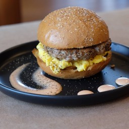 เบอร์เกอร์หมูทรัฟเฟิล