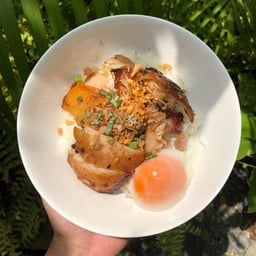 ข้าวต้มแห้งไก่อบ